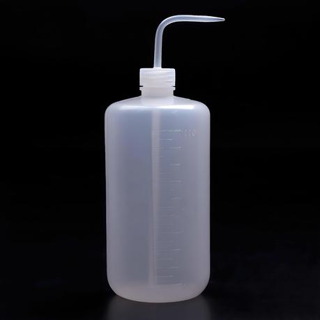 Curved mouthed bottle
