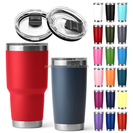 Wholesale 20oz Stainless Steel Double Wall Vacuum Tumbler - Travel Cup with Lid, Thermal Coffee Mug