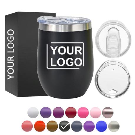 Customizable Double Wall Stainless Steel Egg Shape Travel Tumbler - Insulated Coffee Mug with Custom Logo
