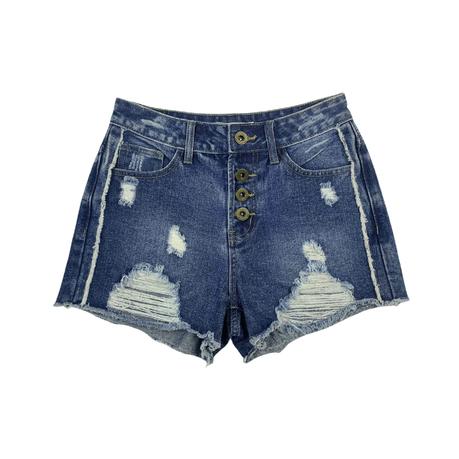 Women's denim shorts button fly raw hem ripped shorts custom denim shorts