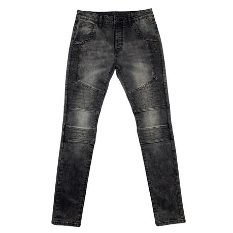 Men's Jeans Slim Fit Smocking Stitching Patch Normal Size Custom Jeans