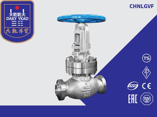 アメリカ標準の高圧ステンレス鋼溶接グローブバルブ