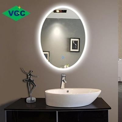Oval Lighted Mirror Bathroom Mirror