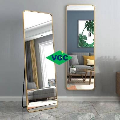 Gold Full-Length Bedroom Mirror