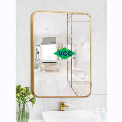 Golden Metal Framed Decorative Mirror