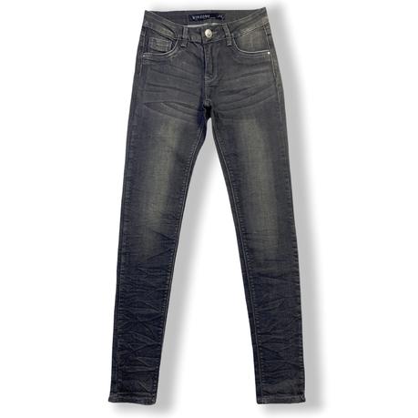 Women's Jeans skinny fit wrinkled effect normal size custom jeans