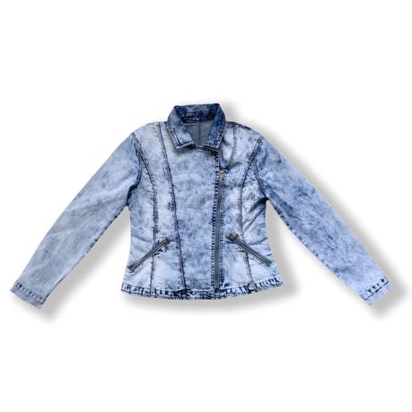 Women's denim jacket slim fit snow wash ripped jacket normal size custom denim jacket