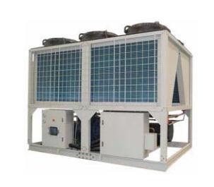 Air-cooled modular cold (hot) water unit
