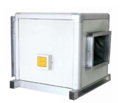 Centrifugal fan box