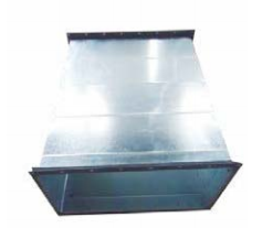 Angle iron galvanized smoke exhaust duct