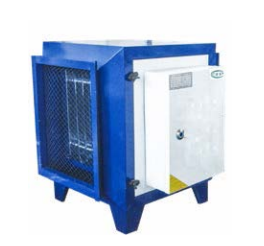 Single-door compound electrostatic fume purifier