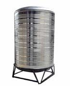 Circular insulated water tank