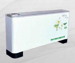 Vertical open mounted fan coil
