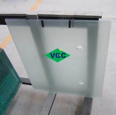 Custom Acid Etched Frosted Glass Panels