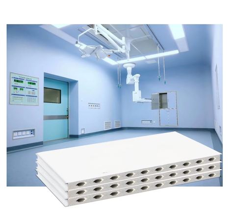 Iphaneli leSandwich leMGSO elingavuthwa, elingavumi umsindo futhi elinokufudumala kweThermal Insulation leM room yeLab Hospital Des Panneaux De Sandwich