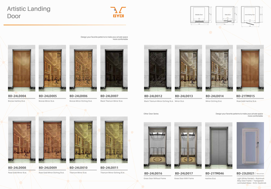 BYDI لفٹ کے پرزے