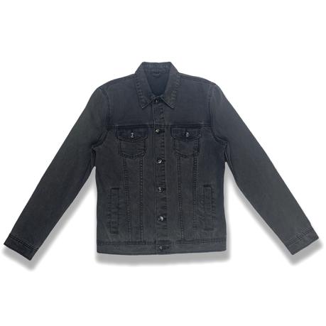 Men's denim jacket casual fit normal size custom denim jacket