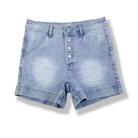 Women's denim shorts button fly shorts custom denim shorts