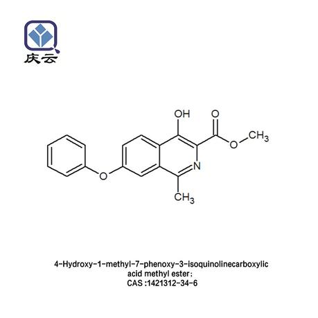 4-Hydroxy-1-methyl-7-phenoxy-3-isoquinolinecarboxylic acid methyl ester
