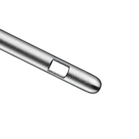 estructura de orificio lateral con cabeza hemisférica