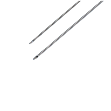 Tuberías internas y externas de aguja de neumoperitoneo